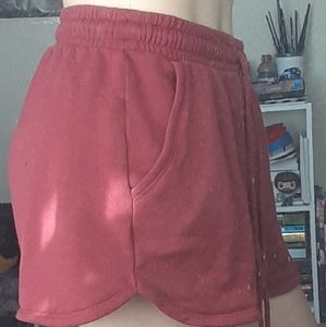 Burgundy shorts